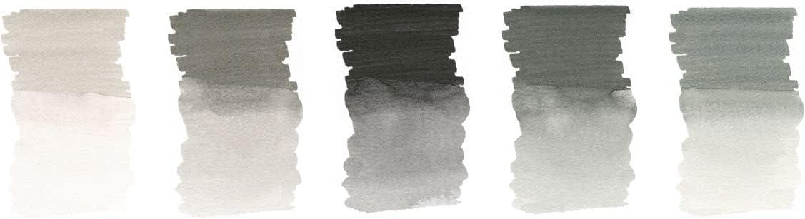 imageFaberCastell Albrecht Durer Watercolor Markers  Urban Sketching  Wallet of 5 Watercolor Brush Markers5 Count  Grey Tones