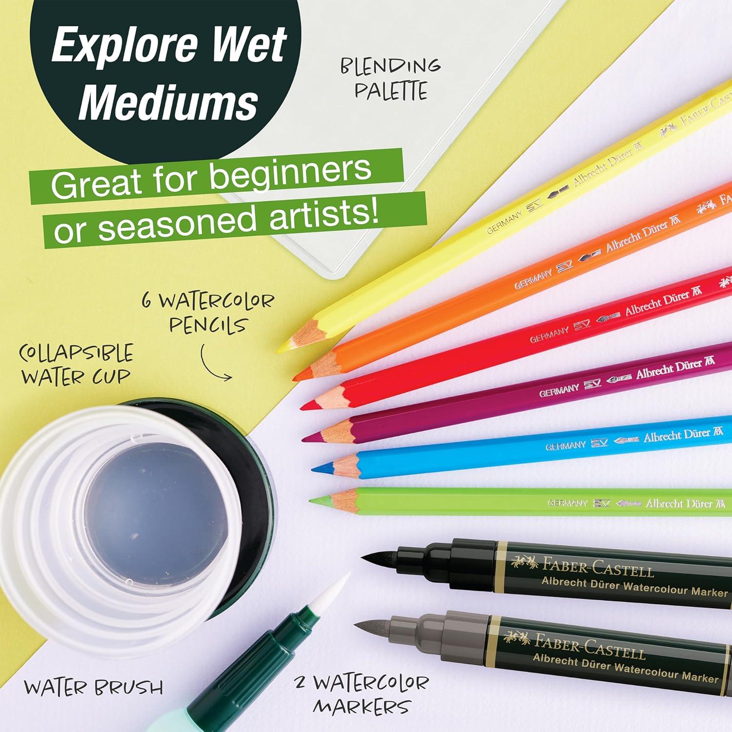 imageFaberCastell Graphic Art Try It Box  Wet Mediums SetWet Mediums