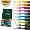 imageFaberCastell Albrecht Durer Watercolor Markers  Urban Sketching  Wallet of 5 Watercolor Brush Markers10 Count