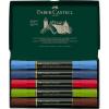 imageFaberCastell Albrecht Durer Watercolor Markers  Urban Sketching  Wallet of 5 Watercolor Brush Markers5 Count  Urban Sketching