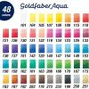 imageFaberCastell Creative Studio Goldfaber Watercolor Pencils 48Count48 Count Pack of 1