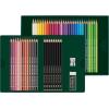 imageFaberCastell Polychromos Colored Pencils and Pitt Graphite Matte Gift Set 23 Piece Artist Quality Sketching and Colored Pencils Set with Accessories50 Count