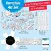imageFaberCastell Pop Up Coloring Bouquet Pansy  Adult Coloring Crafts Relaxation Gifts for Women DIY Craft Kits for Adults Crafts for Adults and Teens Ages 13Succulent