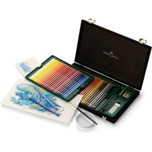 imageFaberCastell Albrecht Drer Artists Watercolor Pencils  Wood Case of 48 with AccessoriesAlbrecht Drer Watercolour Pencil