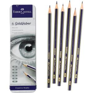 imageFaberCastell Graphite Sketch Pencil Set  6 Graphite Pencils 2H HB B 2B 4B 6B Drawing Pencils and Sketching Supplies6 Count