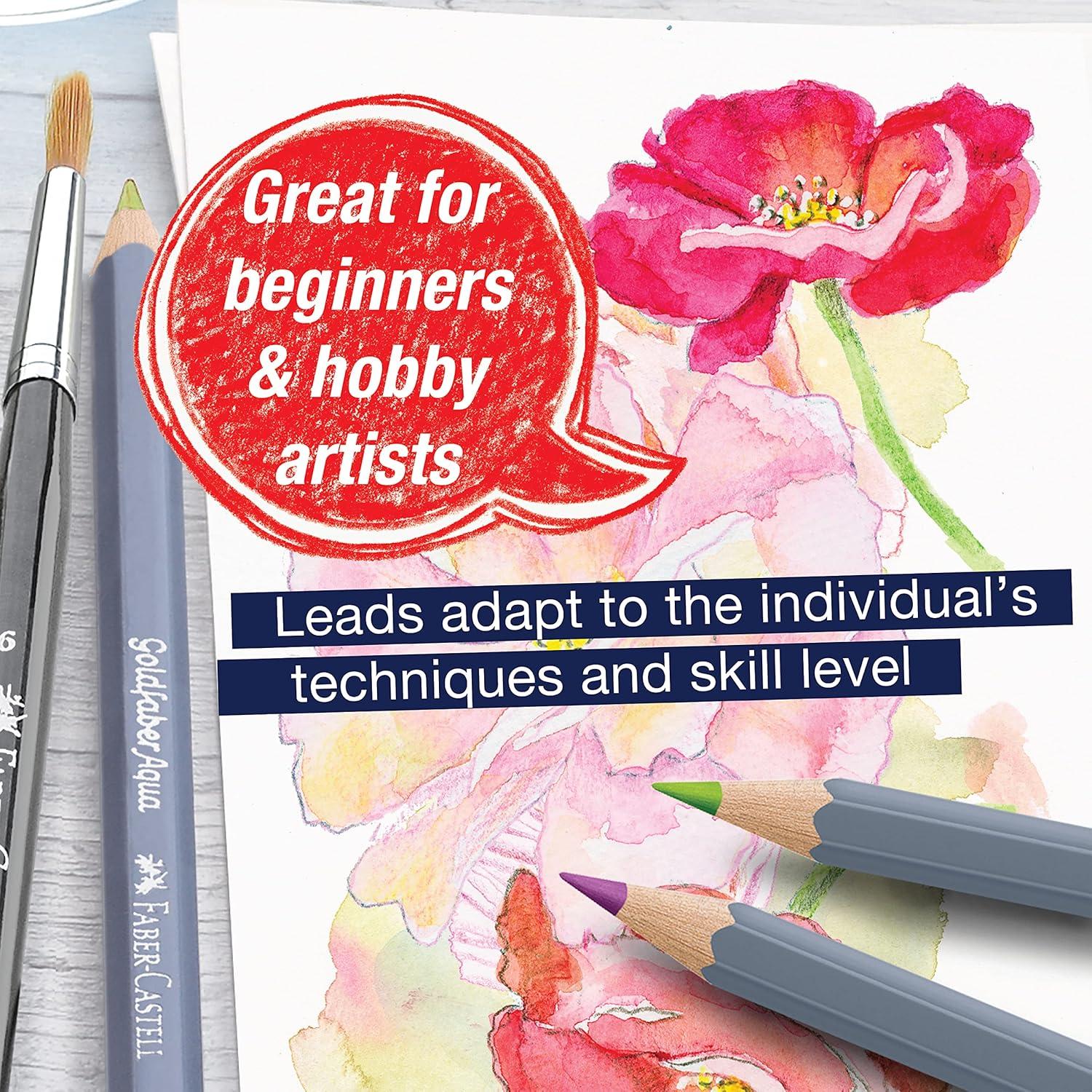 imageFaberCastell Goldfaber Aqua Watercolor Gift Set  Watercolor Pencils for Adults Includes Watercolor Paper and Accessories1 Count Pack of 36