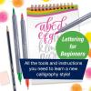 imageFaberCastell Bounce Lettering  Hand Lettering for Beginners DIY Crafts Project with 3 Brush Pens for LetteringBounce Lettering