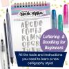 imageFaberCastell Bounce Lettering  Hand Lettering for Beginners DIY Crafts Project with 3 Brush Pens for LetteringGalaxy Lettering