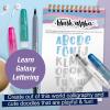 imageFaberCastell Bounce Lettering  Hand Lettering for Beginners DIY Crafts Project with 3 Brush Pens for LetteringGalaxy Lettering