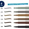 imageFaberCastell Calligraphy Pitt Artist Pen Set  6 Subtle Toned Calligraphy PensSubtle Colors