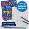 imageFaberCastell Color by Number Wall Art You Got This  Adult Arts and Crafts Creative Stress Relief Gifts for AdultsLarge