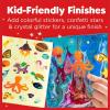 imageFaberCastell Do Art Paint Pour Studio  No Mix Acrylic Paint Pouring Set for Kids  Makes 6 Fluid Art Projects Multi FC14342Paint Pour Studio