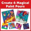 imageFaberCastell Do Art Paint Pour Studio  No Mix Acrylic Paint Pouring Set for Kids  Makes 6 Fluid Art Projects Multi FC14342Paint Pour Studio