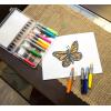 imageFaberCastell Gel Crayons  12 Vibrant Colors in Durable Storage Case12 Original Colors