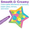 imageFaberCastell Gel Crayons  12 Vibrant Colors in Durable Storage Case6 Neon Colors