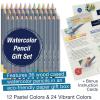 imageFaberCastell Goldfaber Aqua Watercolor Gift Set  Watercolor Pencils for Adults Includes Watercolor Paper and Accessories1 Count Pack of 36