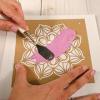 imageFaberCastell Mixed Media Paper Stencils  301 Collection  10 Reusable Lettering StencilsMandala