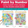 imageFaberCastell Paint by Number Sweets  Kids Watercolor Paint by Number Craft for Ages 68Fairy Friends