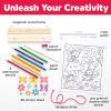imageFaberCastell Paint by Number Sweets  Kids Watercolor Paint by Number Craft for Ages 68Fairy Friends