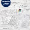imageFaberCastell Paint by Number Watercolor Produce  Paint Night Kit for Adults  Easy Paint by NumberTropical