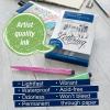 imageFaberCastell Pitt Artist Pen Hand Lettering For Beginners Set  8 Modern Calligraphy and Lettering Markers In Pink Floral TonesPink Floral 8 Assorted Nibs