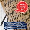 imageFaberCastell Pitt Artist Pen Hand Lettering Set  4 Modern Calligraphy and Lettering Markers In Assorted Nibs Black and Red ColorsBlack Lettering