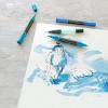 imageFaberCastell Pitt Artist Pen Hand Lettering Set  6 Modern Calligraphy and Lettering Markers in Assorted Nibs and Colors Be BoldBluePurples6 Count