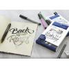 imageFaberCastell Pitt Artist Pen Hand Lettering Set  6 Modern Calligraphy and Lettering Markers in Assorted Nibs and Colors Be BoldGreenRed 6 Count