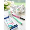 imageFaberCastell Pitt Artist Pen Hand Lettering Set  6 Modern Calligraphy and Lettering Markers in Assorted Nibs and Colors Be BoldGreenRed 6 Count