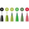 imageFaberCastell Pitt Artist Pen Hand Lettering Set  6 Modern Calligraphy and Lettering Markers in Assorted Nibs and Colors Be BoldGreenRed 6 Count