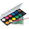 imageFaberCastell Watercolor Paint Set with Brush 12 Washable Watercolors for Kids Toddler Art Supplies ampamp Painting Set Arts and Crafts for Kids Ages 34Watercolor Paint Set