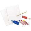 imageFaberCastell Watercolor Paint Set with Brush 12 Washable Watercolors for Kids Toddler Art Supplies ampamp Painting Set Arts and Crafts for Kids Ages 34Scratch Art Kit