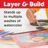 imageFaberCastell Watercolor Paper Pad  9x12 Inches 15 Sheets  Cold Pressed Water Color Sketchbook 140 lb300 GSM15 Count Pack of 1