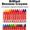 imageFaberCastell World Colors Beeswax Crayons  15 Count 9 Traditional and 6 Skin Color Crayons  Multicultural Crayons for Kids24 Count