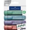 imageFaberCastell Metallic Highlighters  4 Glitter Highlighter Pens for Journaling and Note Taking Study Supplies4 Metallic Colors Colored