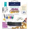 imageFaberCastell Modern Calligraphy Kit  Lettering and Calligraphy Crafts for Adults with Pitt Artist Pens
