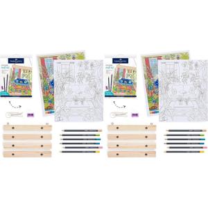 imageFaberCastell Color by Number Wall Art You Got This  Adult Arts and Crafts Creative Stress Relief Gifts for AdultsLarge Pack of 2