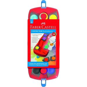 imageFaberCastell Connector Watercolor Paint Set for Kids  24 Water Paints Watercolors Paint for Kids Ages 6004 Ounce Pack of 24