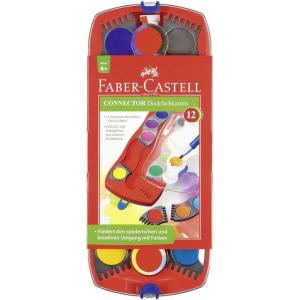imageFaberCastell Connector Watercolor Paint Set for Kids  24 Water Paints Watercolors Paint for Kids Ages 61 Ounce Pack of 12