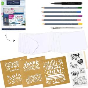 imageFaberCastell Creative Studio Watercolor Art for Beginners  Create Floral Watercolor DesignsCard Making