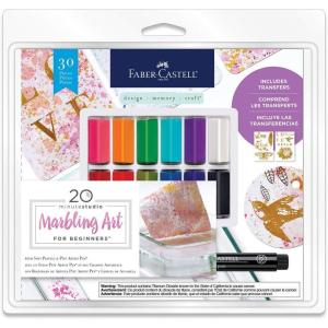 imageFaberCastell Creative Studio Watercolor Art for Beginners  Create Floral Watercolor DesignsMarbling Art