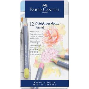 imageFaberCastell Goldfaber Aqua Watercolor Gift Set  Watercolor Pencils for Adults Includes Watercolor Paper and Accessories1 Count Pack of 12