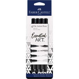 imageFaberCastell Pitt Artist Pen Set  Mandala ArtEssential Art Black