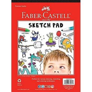 imageFaberCastell Watercolor Paper Pad  9x12 Inches 15 Sheets  Cold Pressed Water Color Sketchbook 140 lb300 GSM1 Count Pack of 1