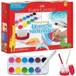 imageFaberCastell Young Artist Texture Painting  Painting Set for Kids Ages 5 Toddler Art Supplies Packaging May VaryLearn to Watercolor