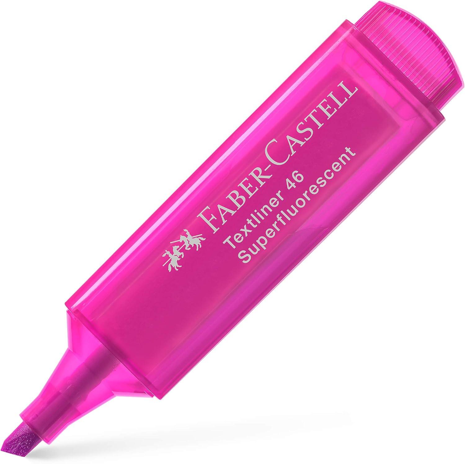 imageFaberCastell Fluorescent Highlighter Set  8 Chisel Tip Highlighter Pens in Assorted Neon Colors1 Count Pack of 8