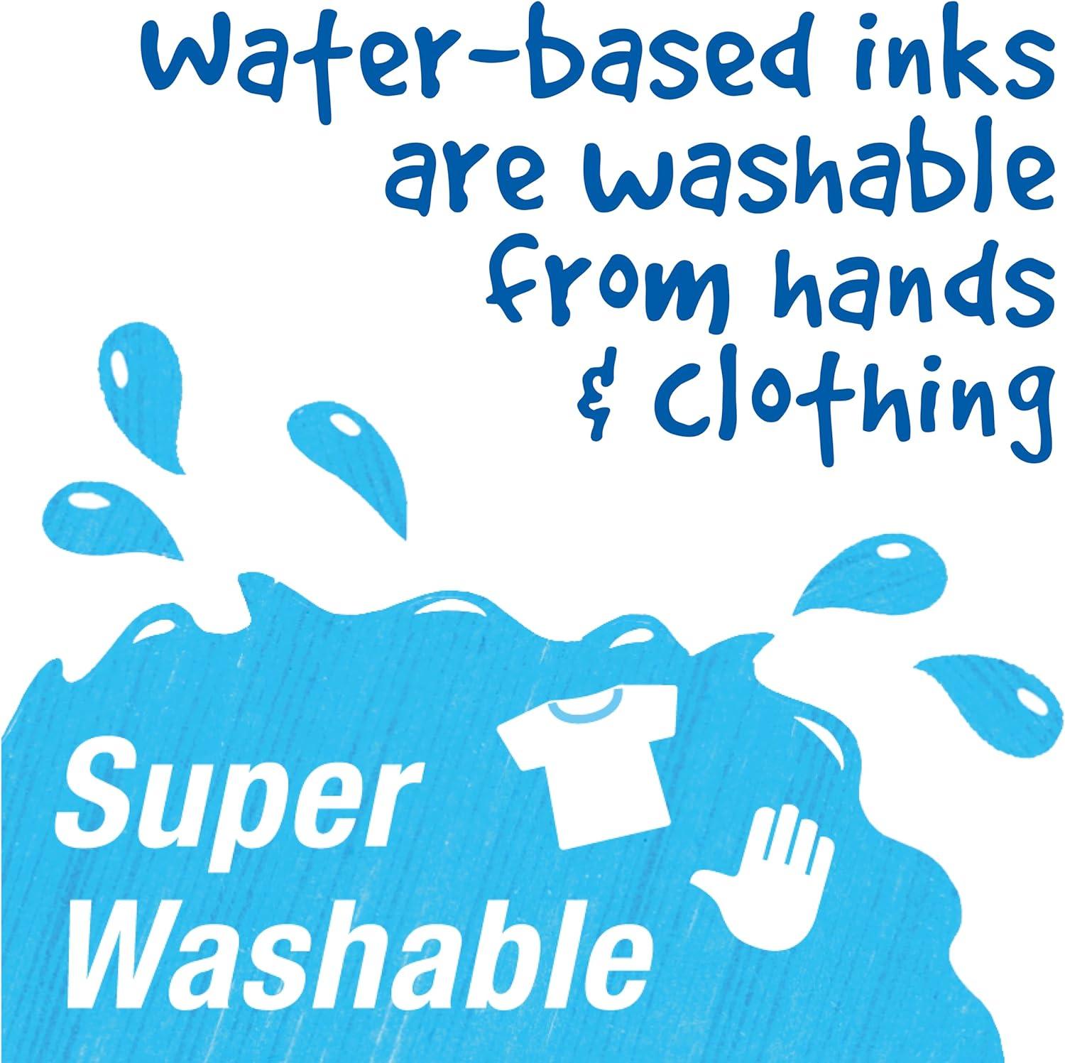 imageFaberCastell Little Creatives Extra Jumbo Ultra Washable Markers for Kids  6 Colors Back to School Supplies Art Supplies for Kids Toddlers Preschool Ages 3