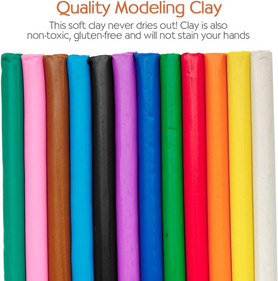 imageFaberCastell World Colors Modeling Clay  Modeling Clay for Kids  Sensory PlayColoring with Clay Jungle Animals