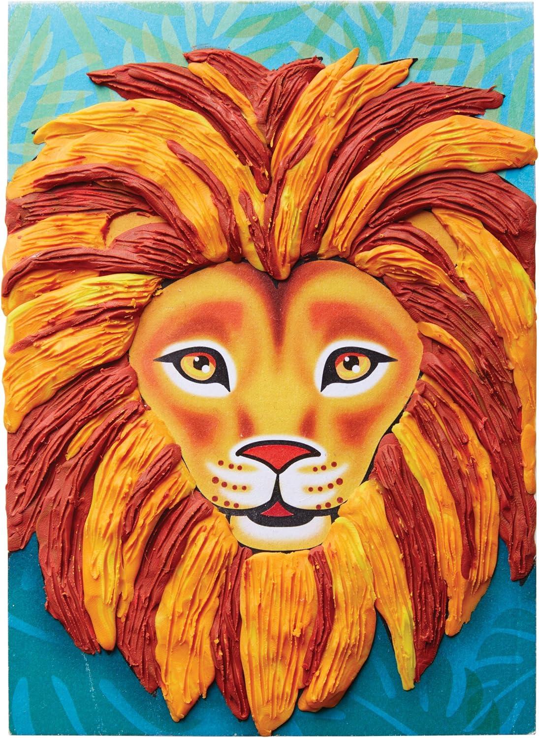 imageFaberCastell World Colors Modeling Clay  Modeling Clay for Kids  Sensory PlayColoring with Clay Jungle Animals