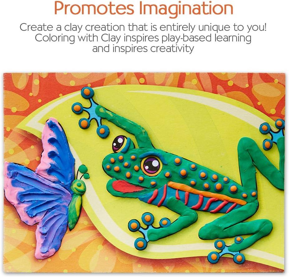 imageFaberCastell World Colors Modeling Clay  Modeling Clay for Kids  Sensory PlayColoring with Clay Jungle Animals